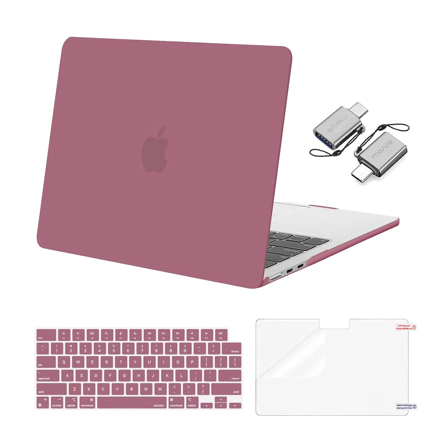 MOSISO Compatible with MacBook Air 13 inch Case 2025 2024 Apple 2025 MacBook Air (13-inch