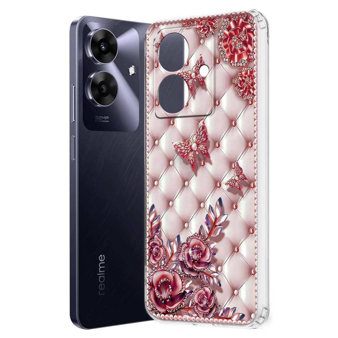 Fashionury Designer Soft Back Cover Case Compatible for realme NARZO realme NARZO N61