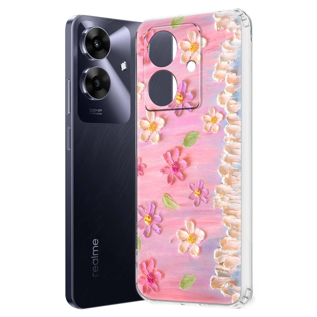 Fashionury Designer Soft Back Cover Case Compatible for realme NARZO realme NARZO N61