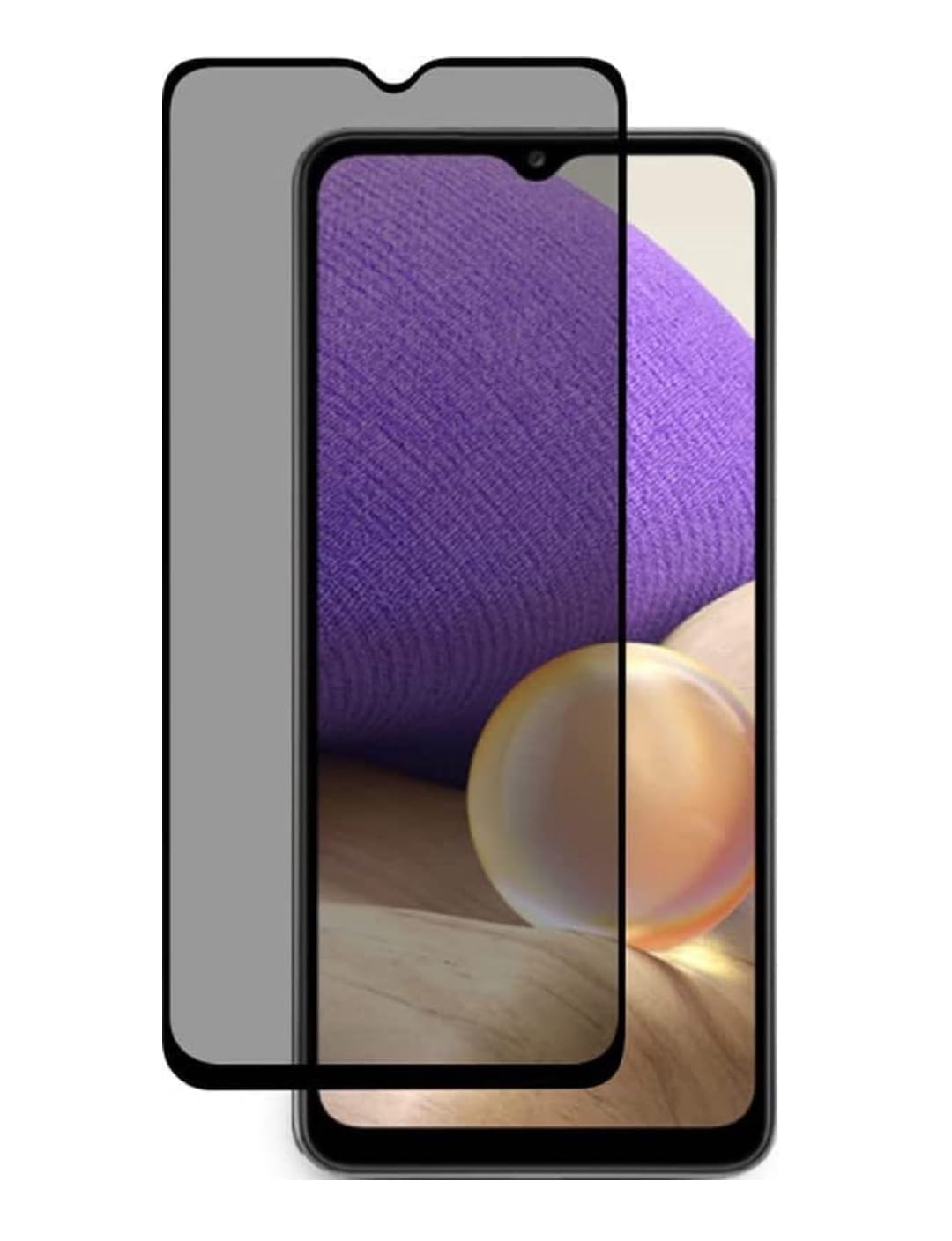 Amazon Brand - Solimo Edge to Edge Privacy Tempered Glass Samsung Galaxy M05