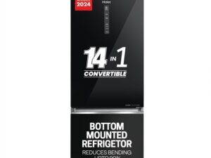 Samsung 236 L 3 Star Convertible Digital Inverter Frost-Free Double Door Refrigerator (Black Matt