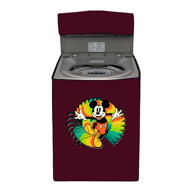 KVAR water dust Protection washing machine cover for Whirlpool 7 Whirlpool 7 Kg 5 Star Royal Fully-Automatic Top Load Washing Machine