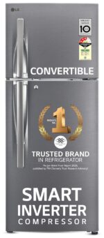 Samsung 236 L 3 Star Convertible Digital Inverter Frost-Free Double Door Refrigerator (Black Matt