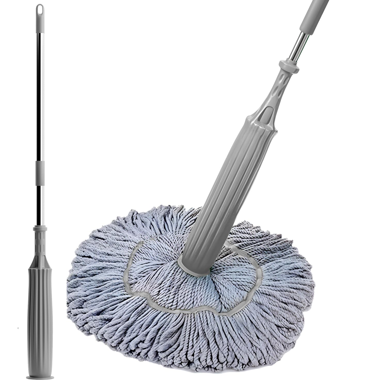 Lifelong Self-Wringing Mop with Microfiber Strands for Cleaning Floor | Self Clean