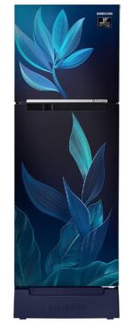 Samsung 236 L 3 Star Convertible Digital Inverter Frost-Free Double Door Refrigerator (Black Matt