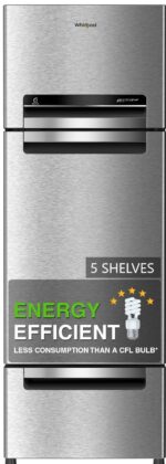 Whirlpool 235 L Frost Free Triple-Door Refrigerator (ProttOn Roy Radiant Steel