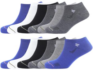 SJeware 12 Pairs Solid Cotton Ankle Length Socks
