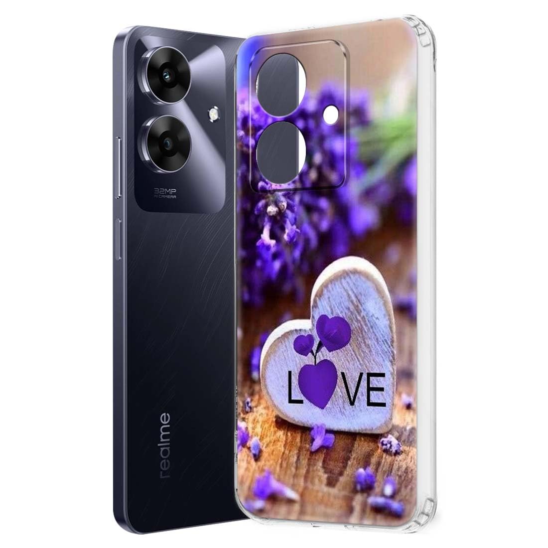 Fashionury Back Cover for realme NARZO N61 Designer, Printed,Transparent,Flexible, Silicon realme NARZO N61