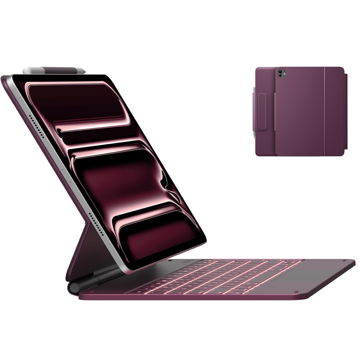 typecase Edge Keyboard Case for iPad Pro 13-inch (M4) 2024,Magic Apple M4
