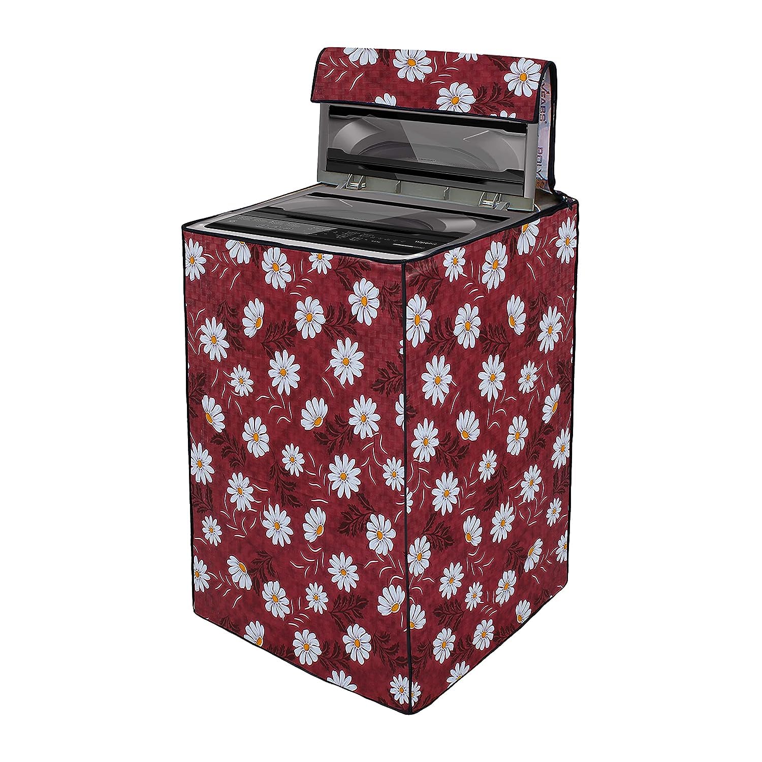 Casadiasi Washing Machine Cover Compatible With Samsung 7 kg, Eco Samsung 7 Kg Eco Bubble Digital Inverter Top Load Washing Machine