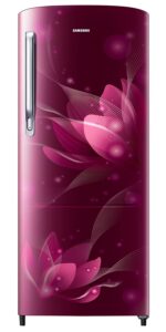 Samsung 183 L 4 Star Digital Inverter Direct-Cool Single Door Refrigerator (Red)
