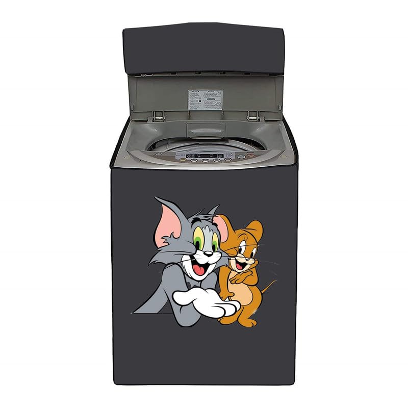 KVAR water dust Protection washing machine cover for LG 6.5 LG 6.5 Kg 5 Star Inverter TurboDrum Top Load Washing Machine