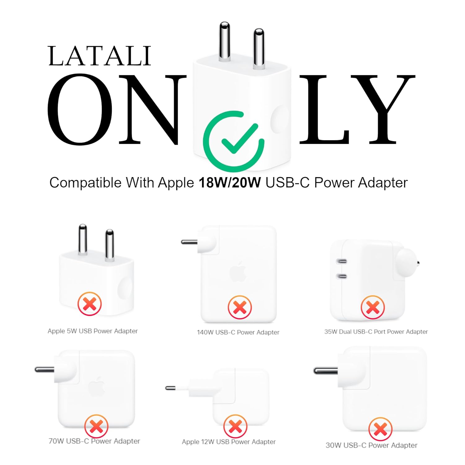 LATALI Cartoon 3D Design Protective Case Compatible with Apple 18W Apple 20W USB-C Power Adapter