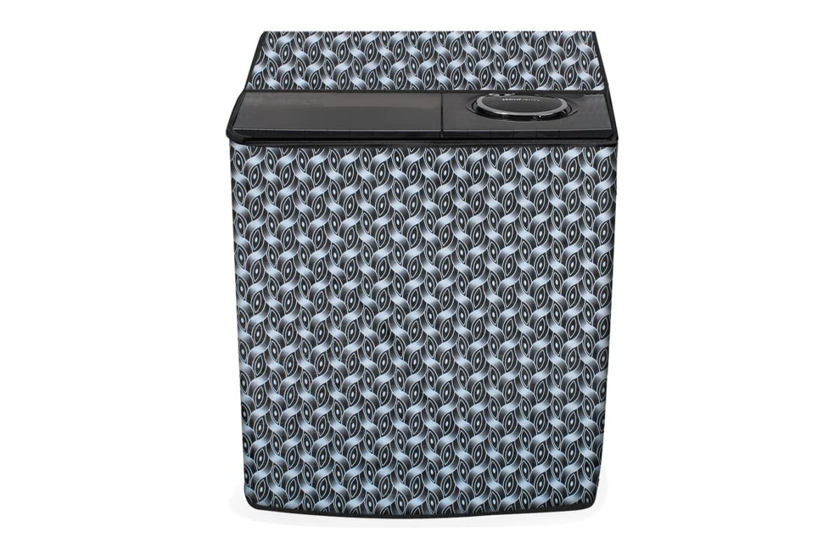Stylista PVC Washing Machine Cover Compatible for LG 8.5 KG LG 8.5 Kg 5 Star Semi-Automatic Top Load Washing Machine