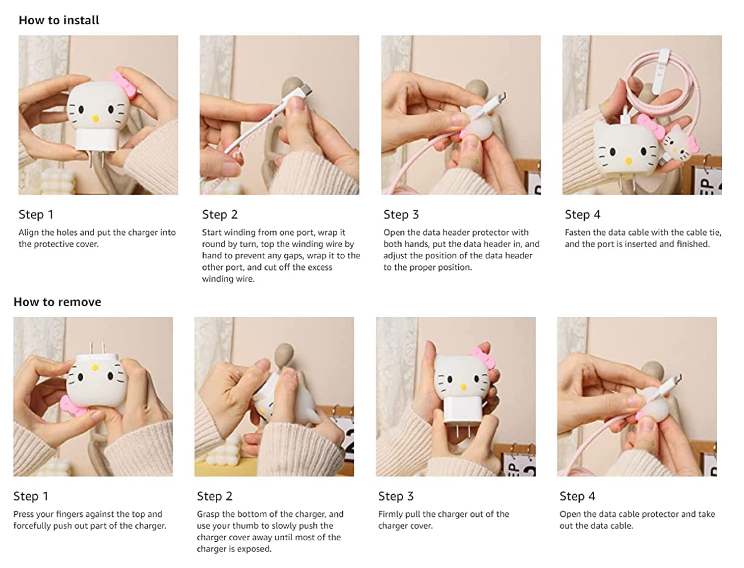 Printme™ Cute Funny Protective Case for Apple 20W/18W USB-C, USB-A, Apple 20W USB-C Power Adapter