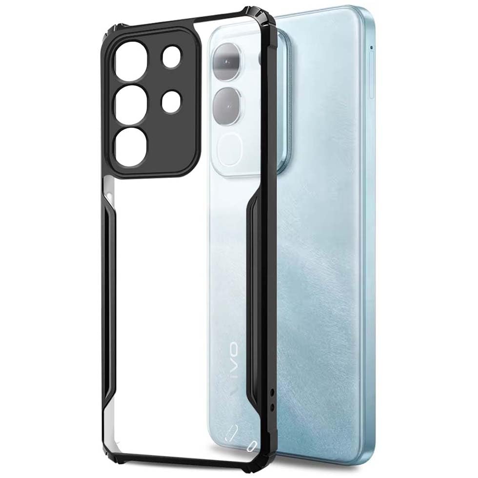 Fashionury Shockproof Crystal Clear Back Cover Case for iQOO Z10x iQOO Z10x 5G