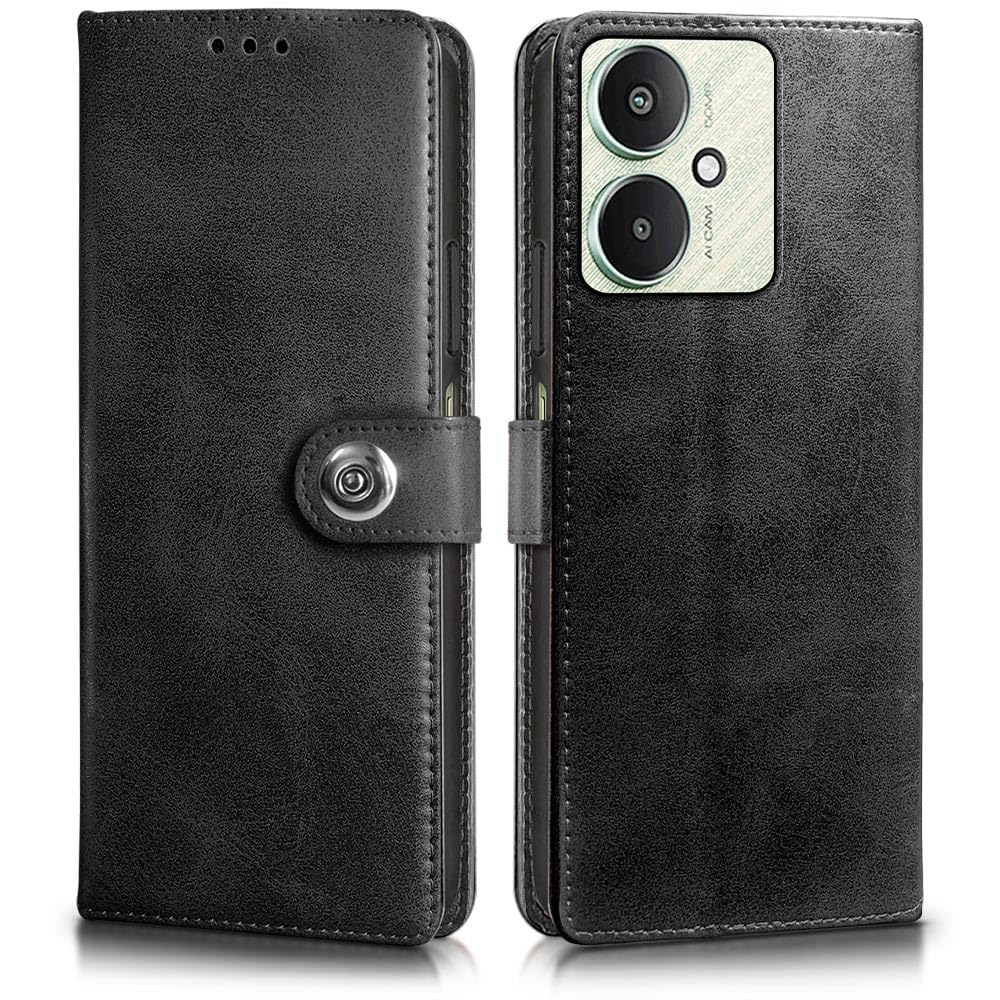 WOW IMAGINE Shock Proof Flip Cover Back Case for Mi Redmi 13C 5G