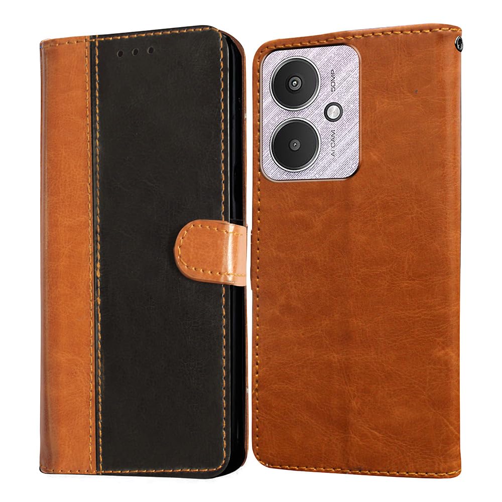 Casotec Flip Cover Back Case for Mi Redmi 13C 5G Redmi 13C 5G