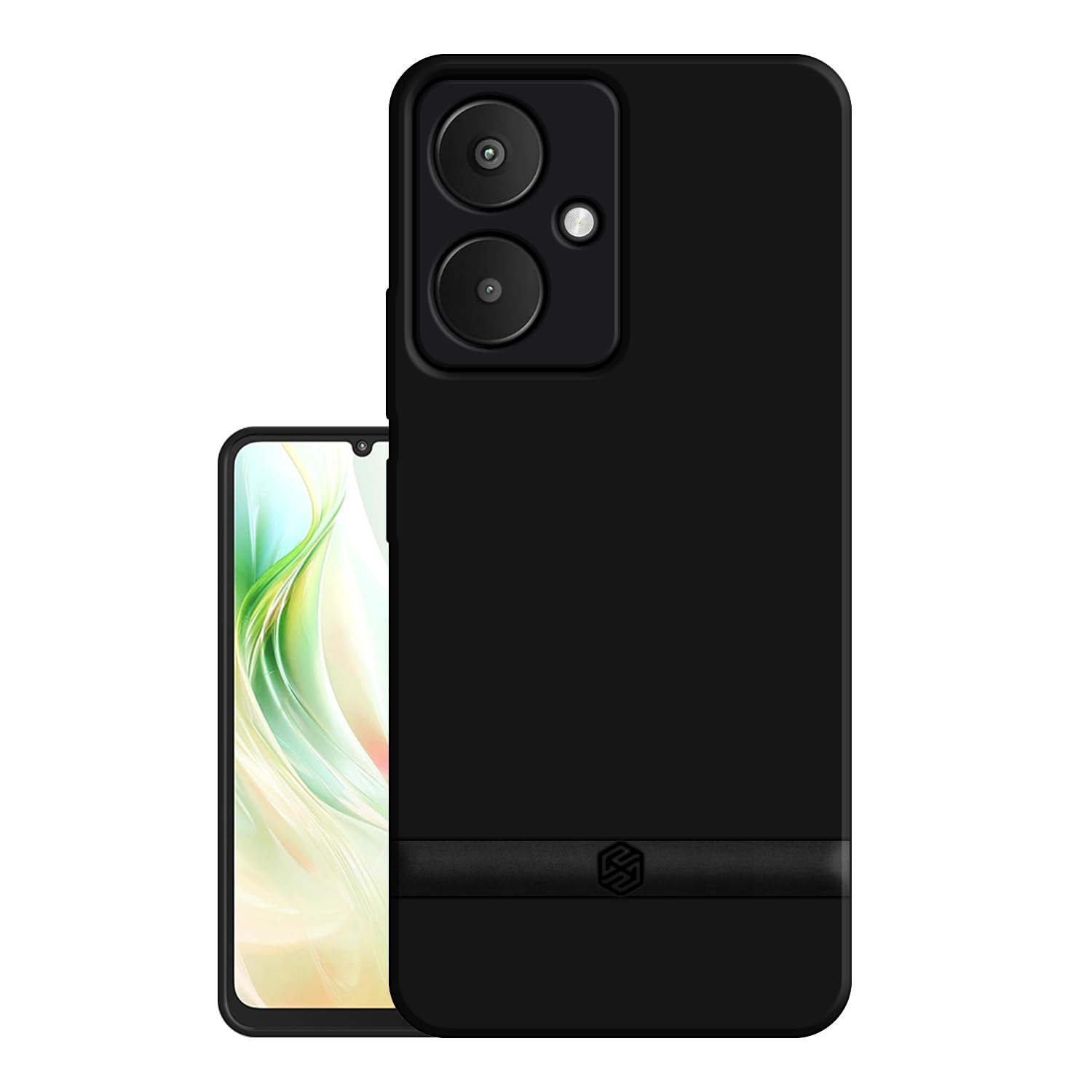 HELLO ZONE Exclusive Matte Finish Soft Back Case Cover for Redmi 13C 5G