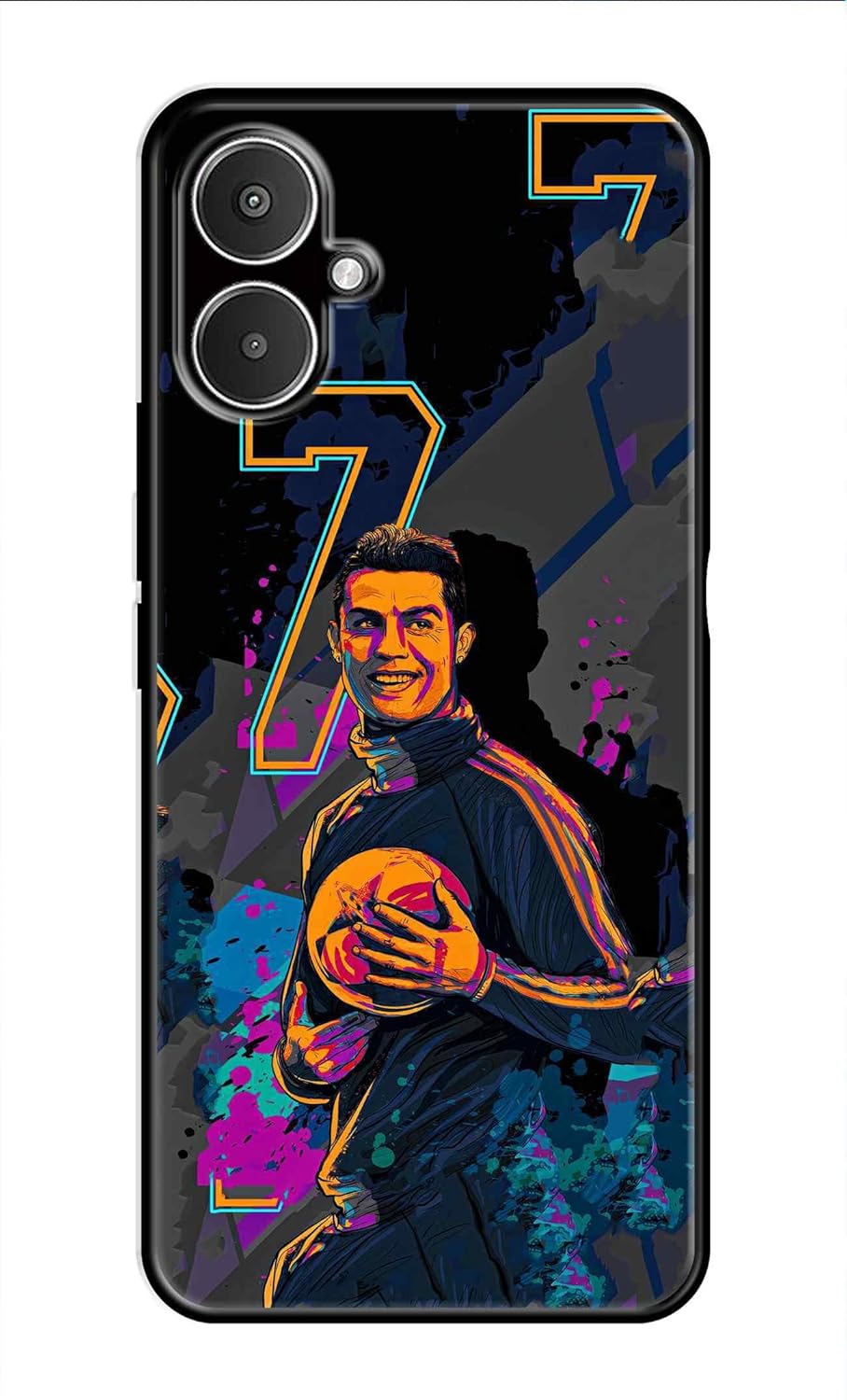 PRINTFIDAA® Metal TPU Printed Back Cover for Mi Redmi 13C Redmi 13C 5G