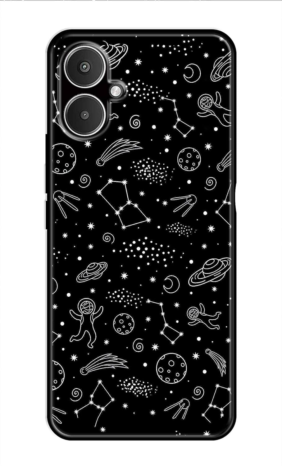 PRINTFIDAA® Metal TPU Printed Back Cover for Mi Redmi 13C Redmi 13C 5G