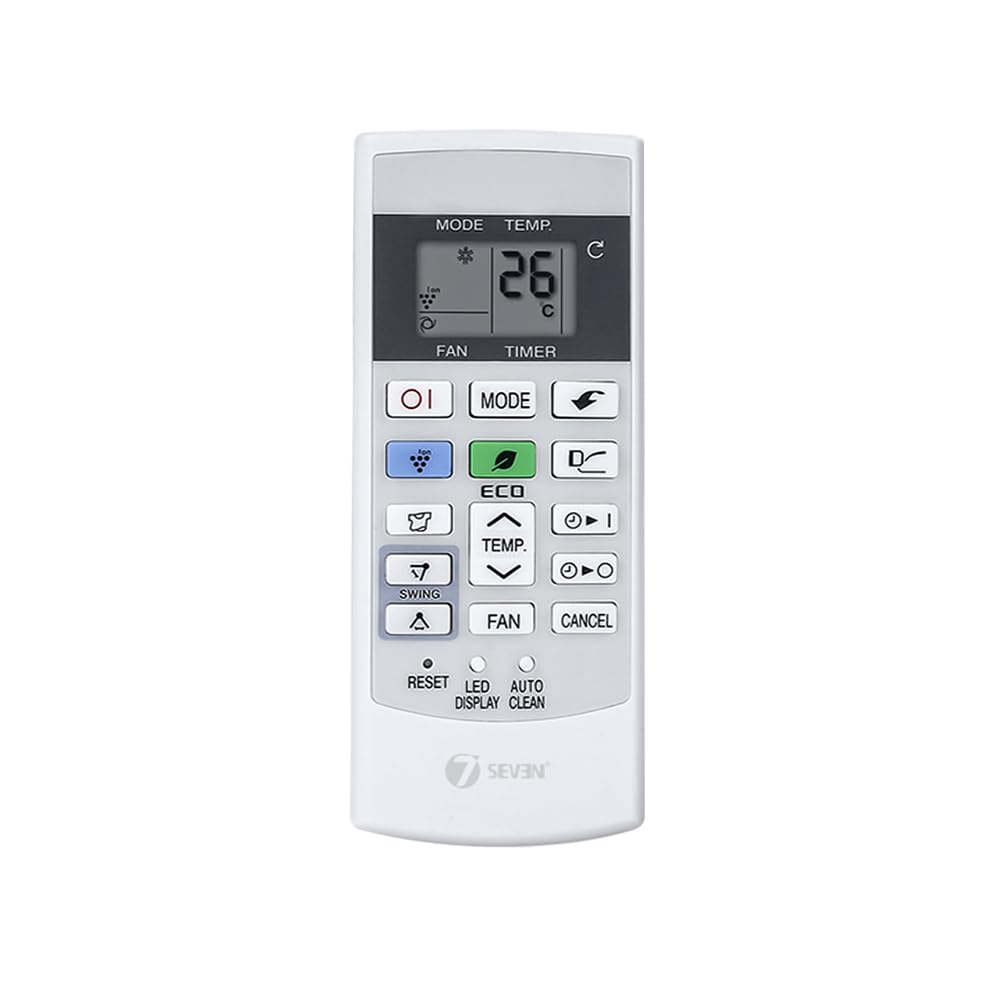 7SEVEN® Compatible with Sharp AC Remote Control CRMC-A876JBEZ Model 156A Window Air Conditioner #2 bestseller
