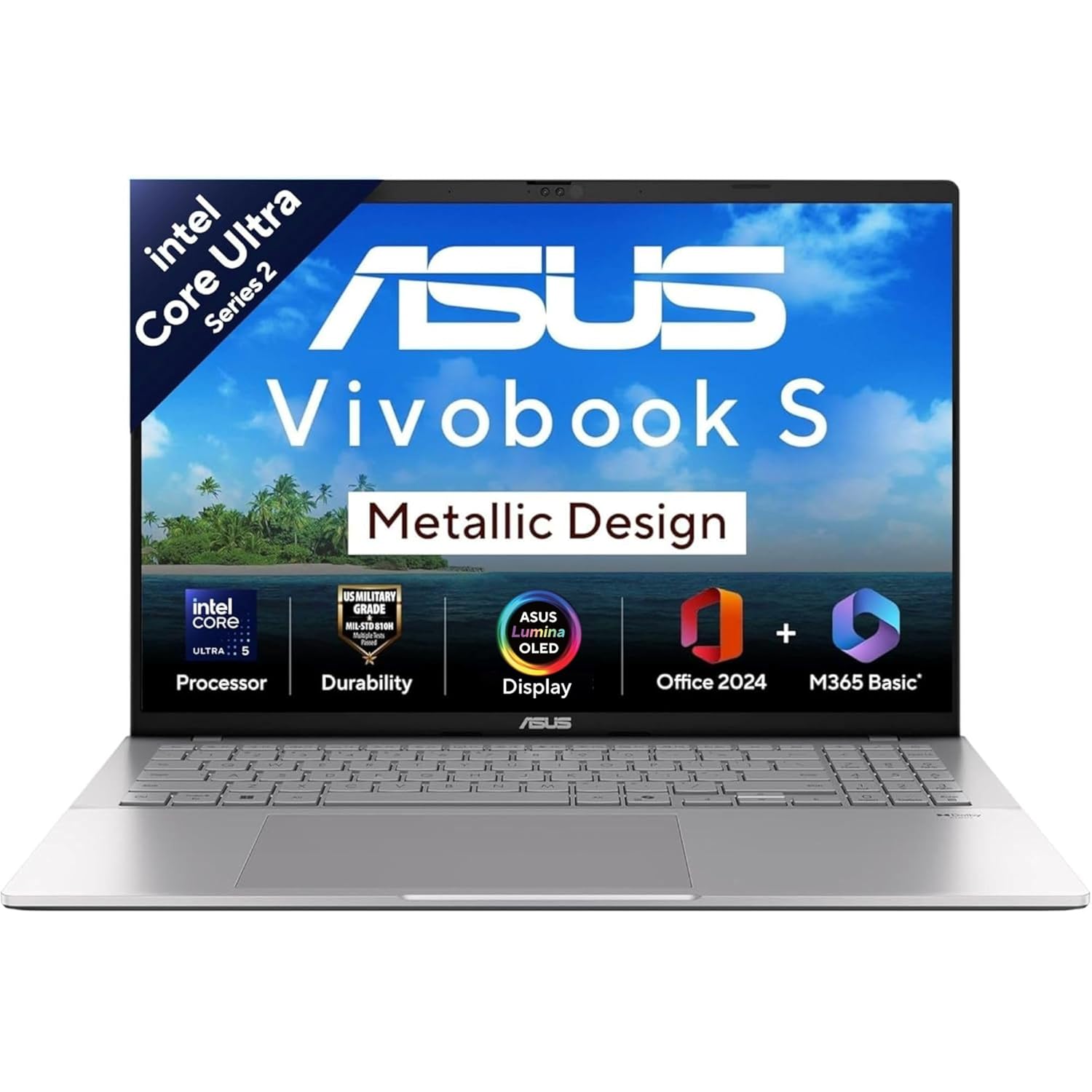 ASUS Vivobook S16,Intel Core Ultra 5 225H,AI PC(Intel Arc iGPU/16GB 2022 Apple MacBook Air (M2