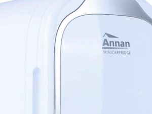 Avira 8 L Mini Fridge Portable Compact Refrigerator (White)