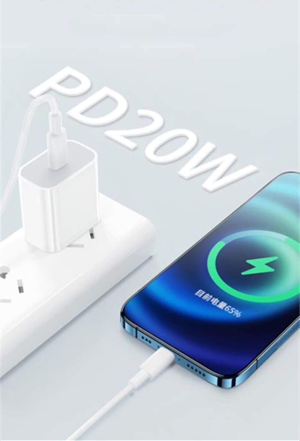 Apple 20W Rapid Fast Charger USB-C Power Adapter for iPhone Apple 20W USB-C Power Adapter