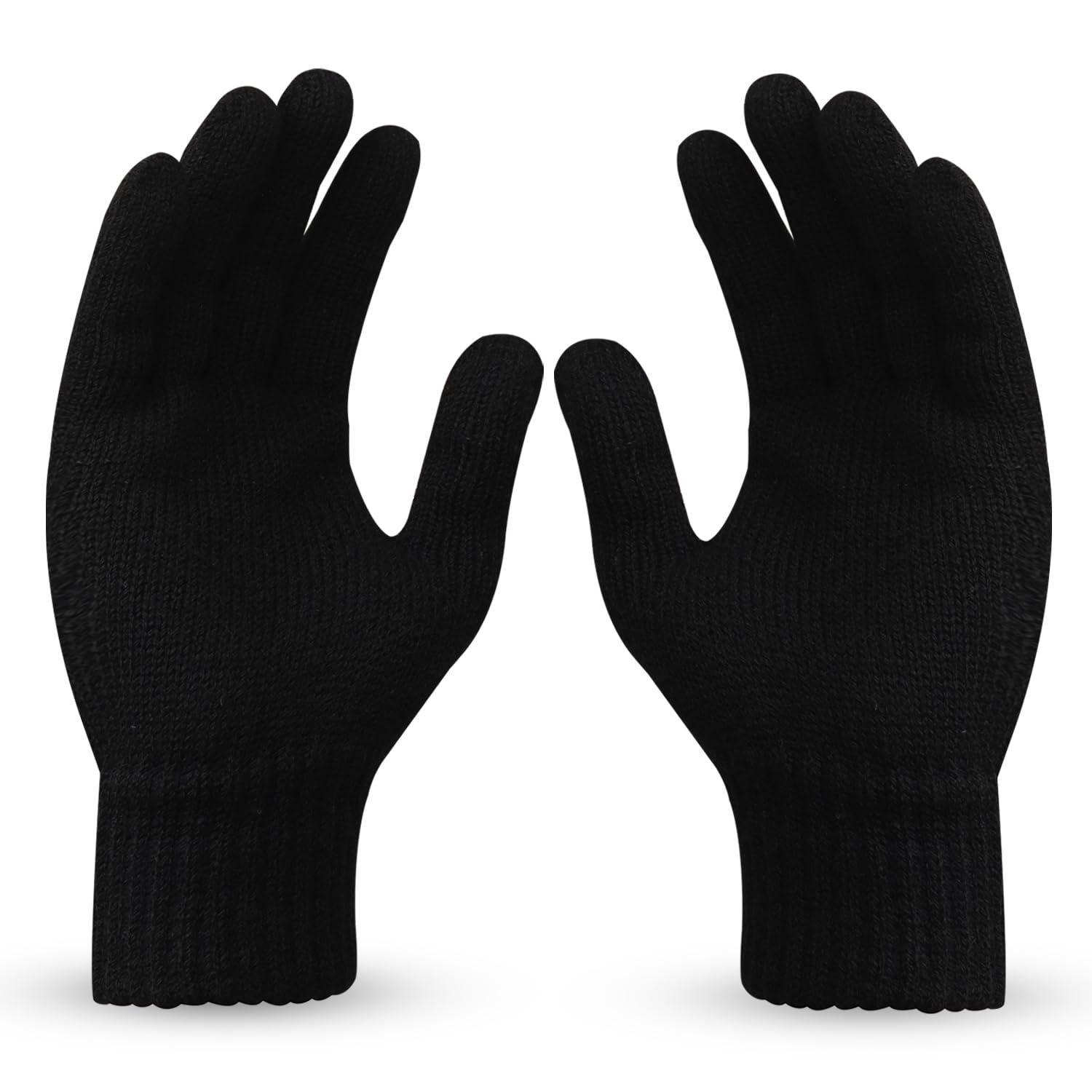 Boldfit Hand Gloves for winter for Woolen Knitted Winter, Thermal Boldfit Winter Cap Set