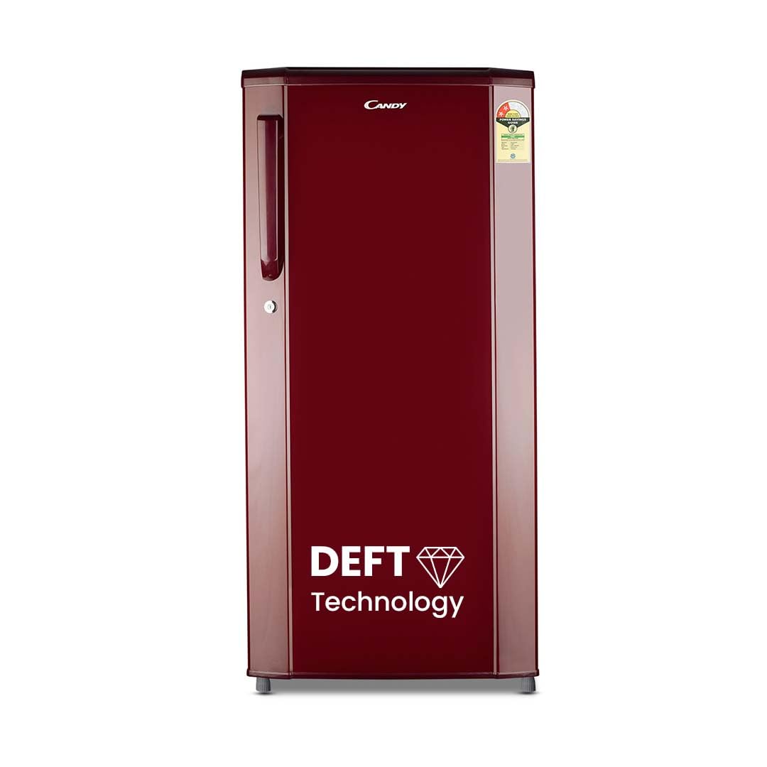 CANDY 165L 1 Star Direct Cool Single Door Refrigerator with Samsung 183 L 4 Star Digital Inverter Direct-Cool Single Door Refrigerator (Red)