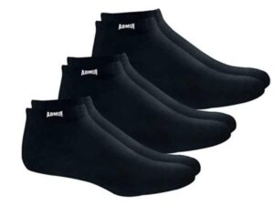 SJeware 12 Pairs Solid Cotton Ankle Length Socks