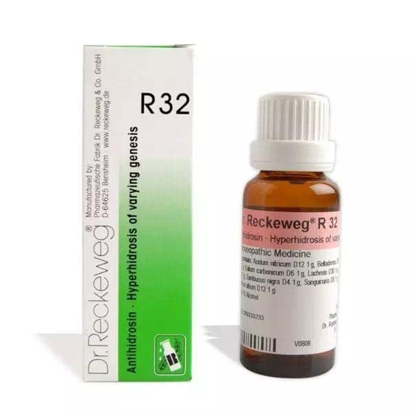 Dr.Reckeweg R32 Hyperhidrosis 22 ML(Pack of 2) R32