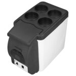 Avira 8 L Mini Fridge Portable Compact Refrigerator (White)