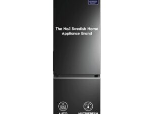 Haier 325 L 2 Star Convertible Triple Inverter Frost-Free Double Door (Black Glass