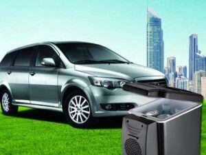 Avira 8 L Mini Fridge Portable Compact Refrigerator (White)