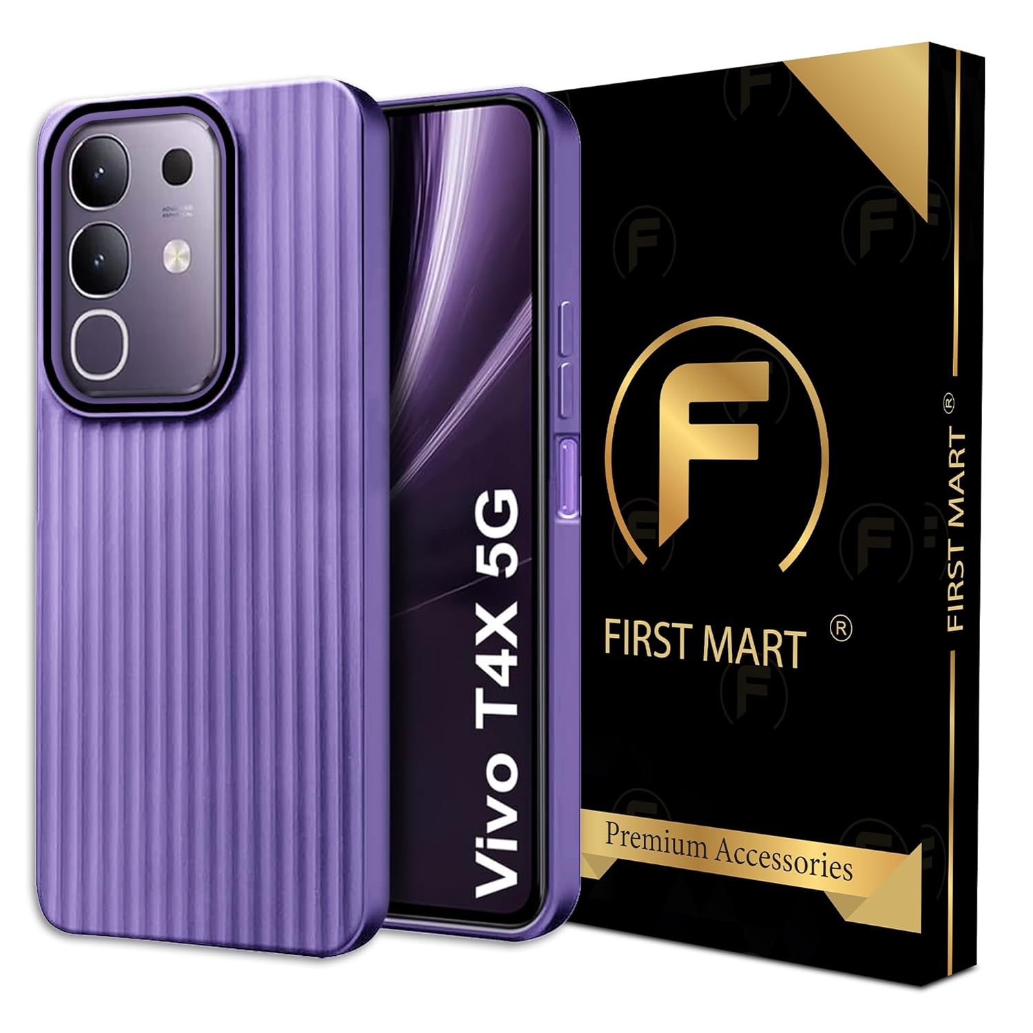 FIRST MART Back Cover Compatible with IQOO Z10x 5G / iQOO Z10x 5G