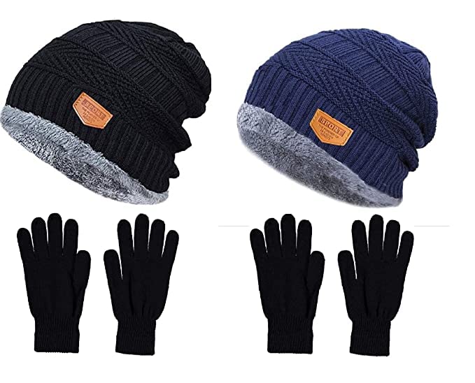 FY LANE Winter Woolen Beanie Cap Scarf and Set for Boldfit Winter Cap Set