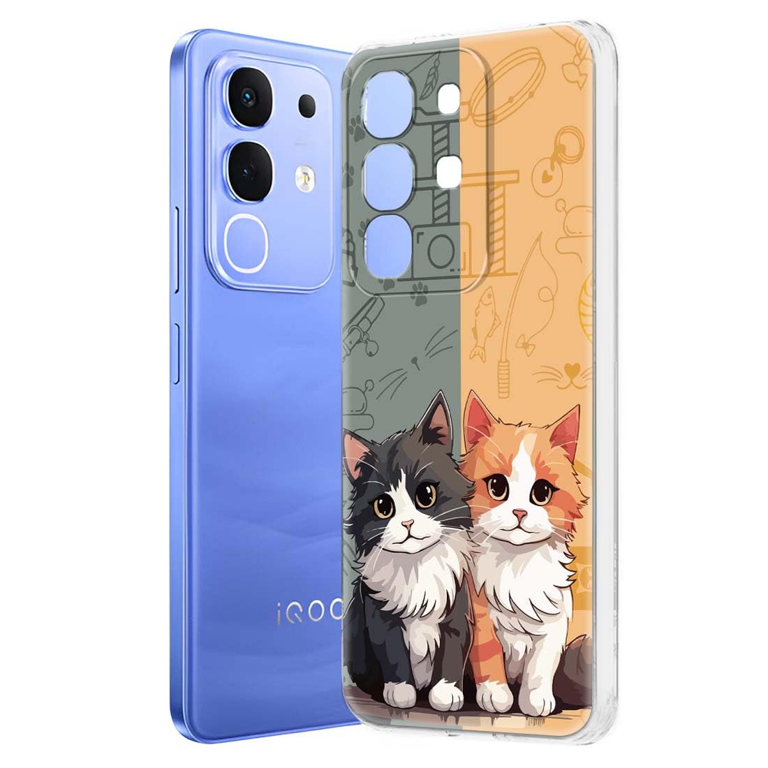 Fashionury Back Case for iQOO Z10x 5G, Print Silicone Stylish iQOO Z10x 5G