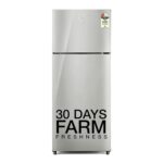 LG 242 L 3 Star Smart Inverter Frost-Free Double Door Refrigerator (Shiny Steel)