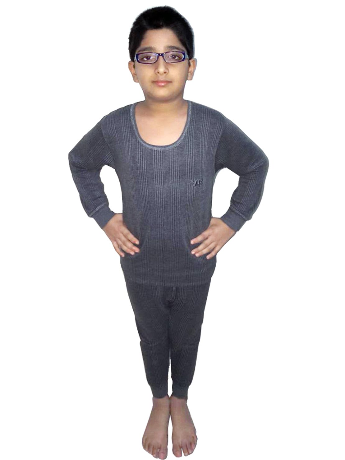 HAP Full Sleeves Thermal Set for Kids_Winter Inner wear_DG Set Lux Cottswool Men’s Cotton Thermal Set