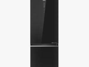 Haier 325 L 2 Star Convertible Triple Inverter Frost-Free Double Door (Black Glass
