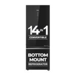 Haier 325 L 2 Star Convertible Triple Inverter Frost-Free Double Door (Black Glass