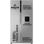 Haier 325 L 2 Star Convertible Triple Inverter Frost-Free Double Door (Black Glass