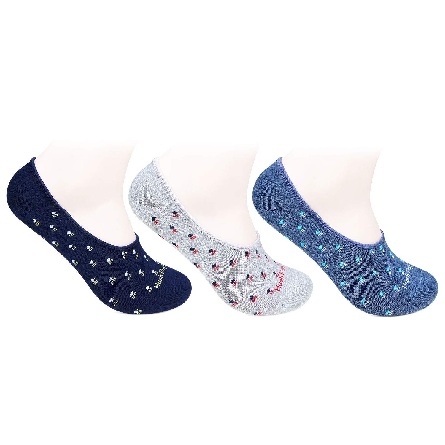 Hush Puppies Men's Cotton Liners Ankle Length Socks (Brohpfm-04-Po3_Multicolor_Free Size) SJeware 12 Pairs Solid Cotton Ankle Length Socks