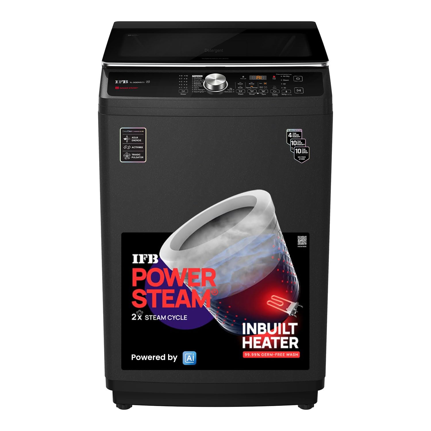 IFB 9 Kg 5 Star with DeepClean® Technology, AI Powered, IFB 7 Kg 5 Star AI Powered Eco-Inverter Fully Automatic Top Load Washing Machine