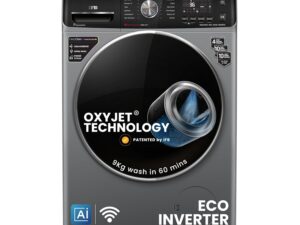 LG 9 Kg 5 Star AI Direct Drive Steam Wi-Fi Front Load Washing Machine