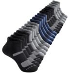 SJeware 12 Pairs Solid Cotton Ankle Length Socks