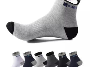 SJeware 12 Pairs Solid Cotton Ankle Length Socks