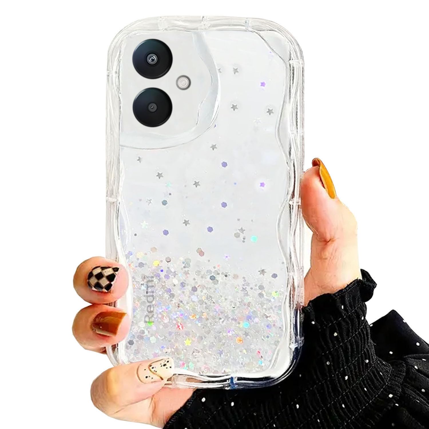 KC Back Cover for Redmi 13C 5G - Curly Wave Redmi 13C 5G